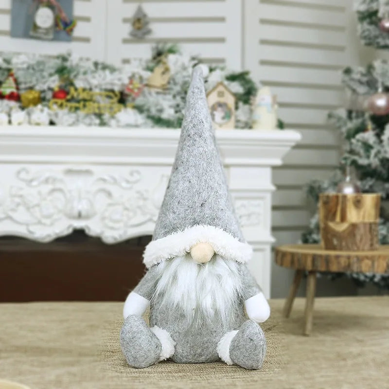 2021Christmas Decoration Gift New Year Handmade  Gnome Swedish Figurines  Faceless  Christmas Doll Cute Xmas Gift