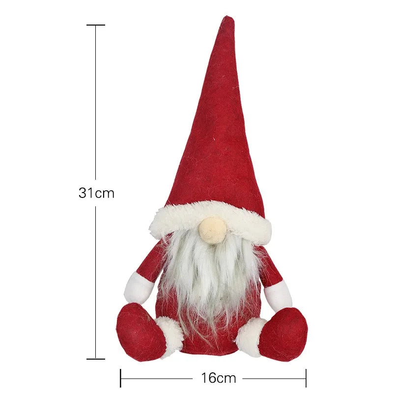 2021Christmas Decoration Gift New Year Handmade  Gnome Swedish Figurines  Faceless  Christmas Doll Cute Xmas Gift