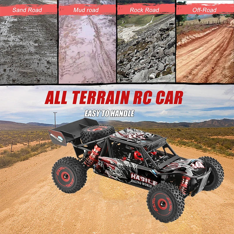 WLtoys RC Car 1:12 124016 4WD 75KM/H High-Speed Brushless Motor Off-Road 2.4G Drift Climbing 1/12 RC Racing Cars Child Toy Gifts