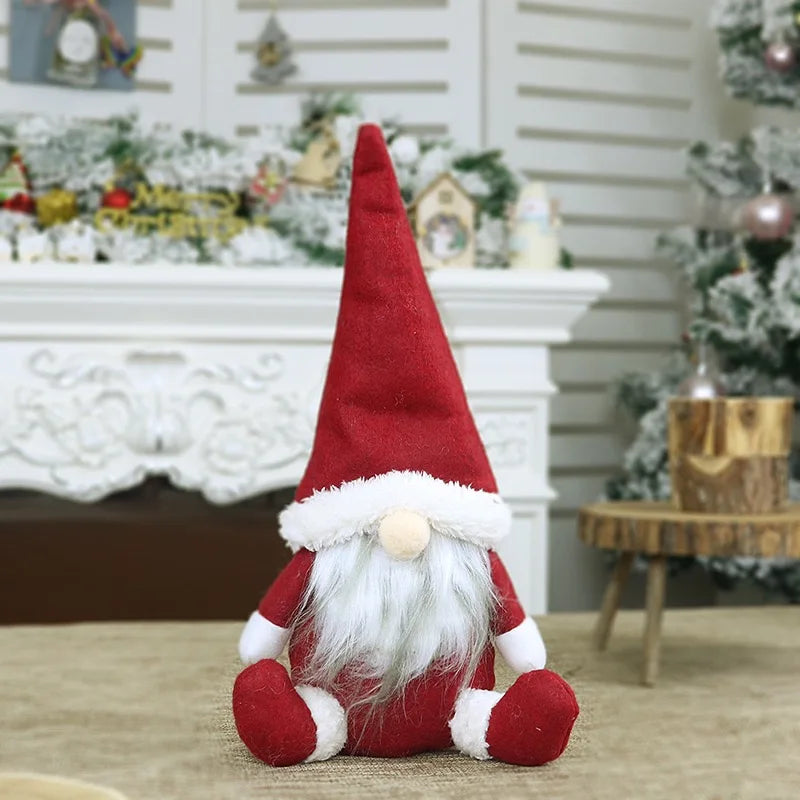 2021Christmas Decoration Gift New Year Handmade  Gnome Swedish Figurines  Faceless  Christmas Doll Cute Xmas Gift