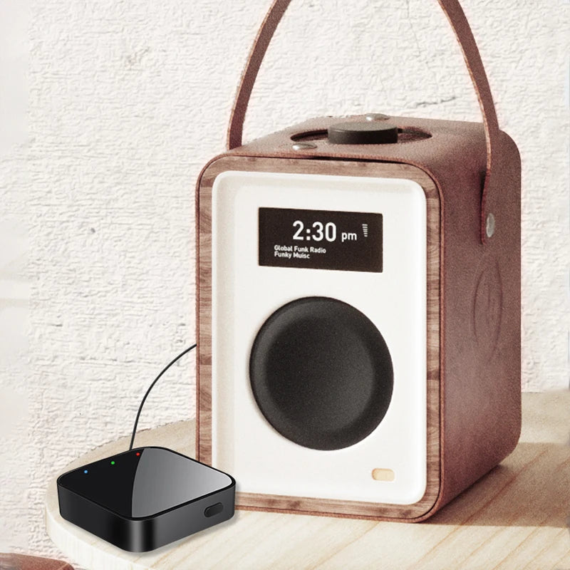 Bluetooth 5.4 Receiver and Transmitter 3.5mm AUX Wireless Audio Adapter Bluetooth Transmitter for Car PC TV Headphones