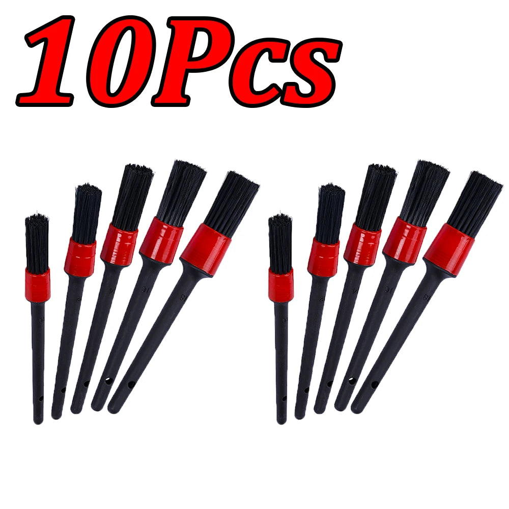 1-30Pcs Car Detail Brush Set Car Cleaning Instrument Panel Air Outlet Wheel Cleaning Tool Car Wash Seam Brush Cleaning Tool