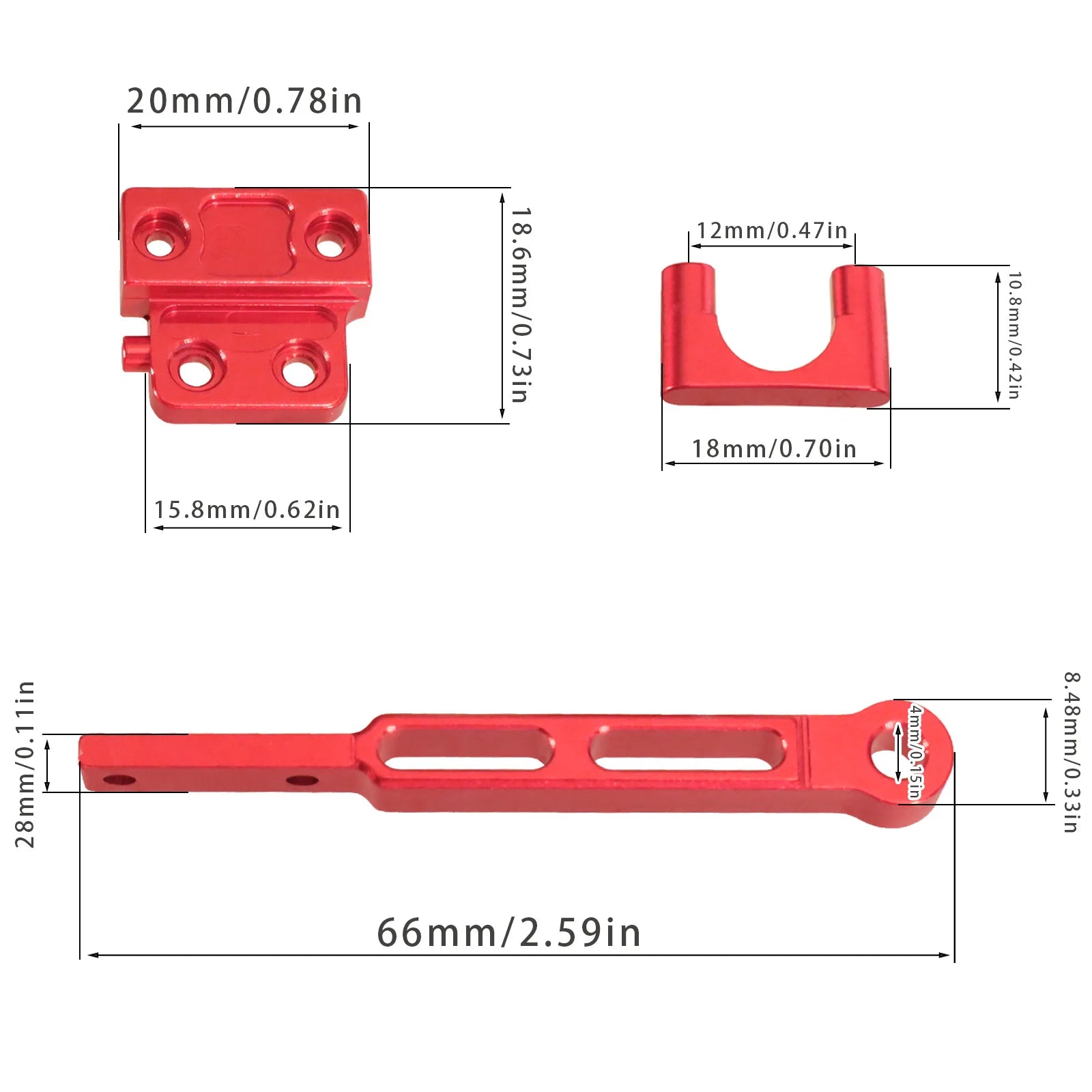 MN82 Metal OP Rear Axle Leaf Spring Modified Rod Set Fixing Plate Fastenings Kit For 1/12 MN82s 82Pro LC79 RC Car Upgrade Parts