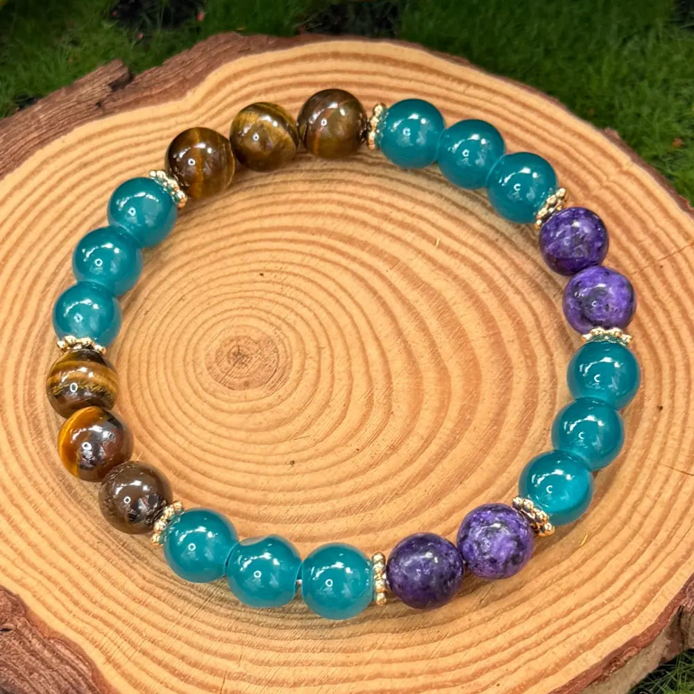 Attracting Money, Bohemian Style Natural Stone Bracelets,Aligned with Abundance Prosperity,Good Fortune,Well Being