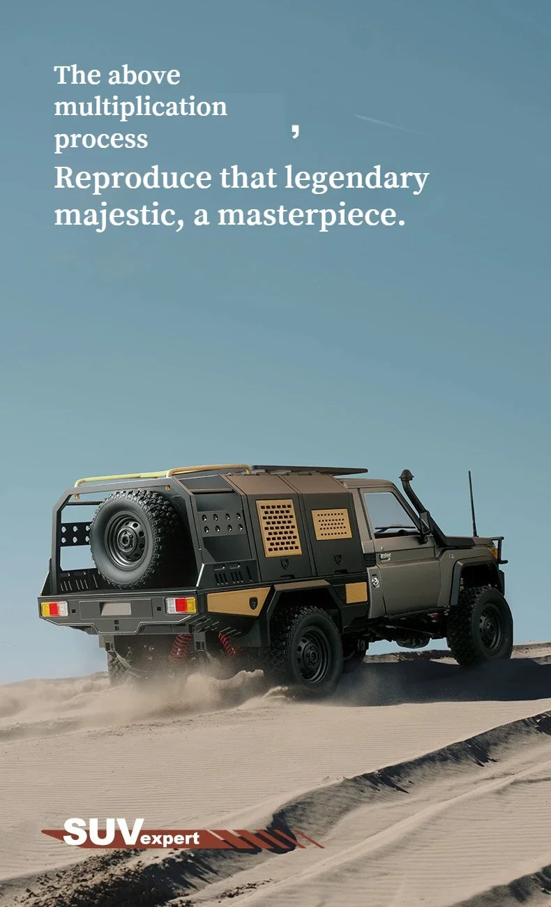 1:12 MN82 Proportional Simulation Remote-controlled Off-road Vehicle Four-wheel Drive Remote Control Pickup Model Boy Toy Gift