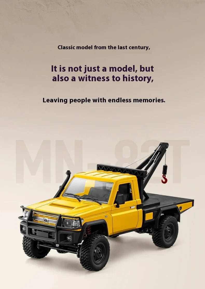 1:12 MN82 Proportional Simulation Remote-controlled Off-road Vehicle Four-wheel Drive Remote Control Pickup Model Boy Toy Gift