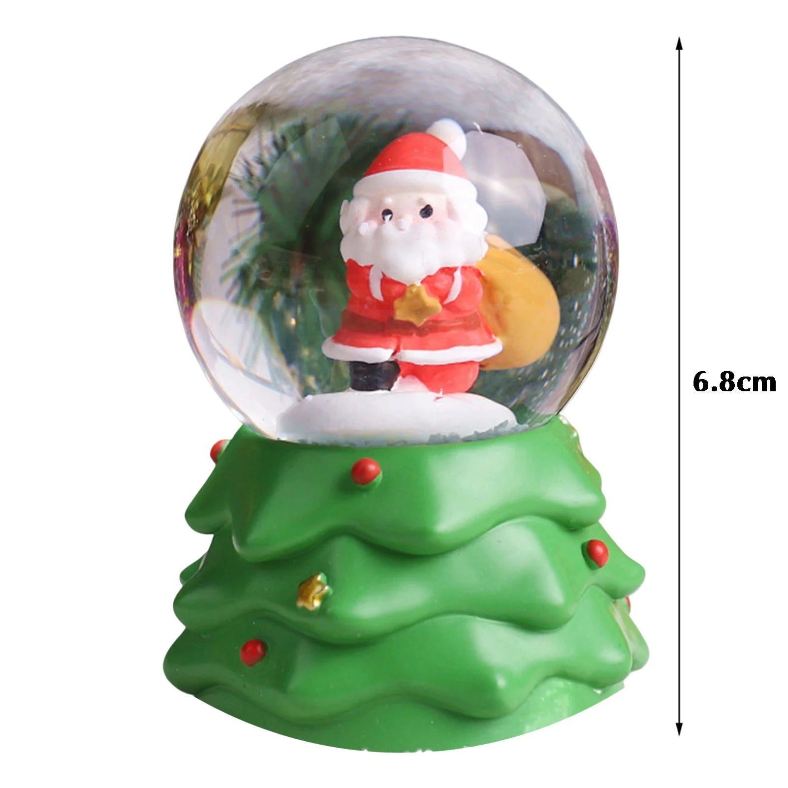 Boule à Neige en Cristal / Globe de Noël – Matériau de Haute Qualité – Décoration Polyvalente – Cadeau Idéal pour Thanksgiving et Noël
