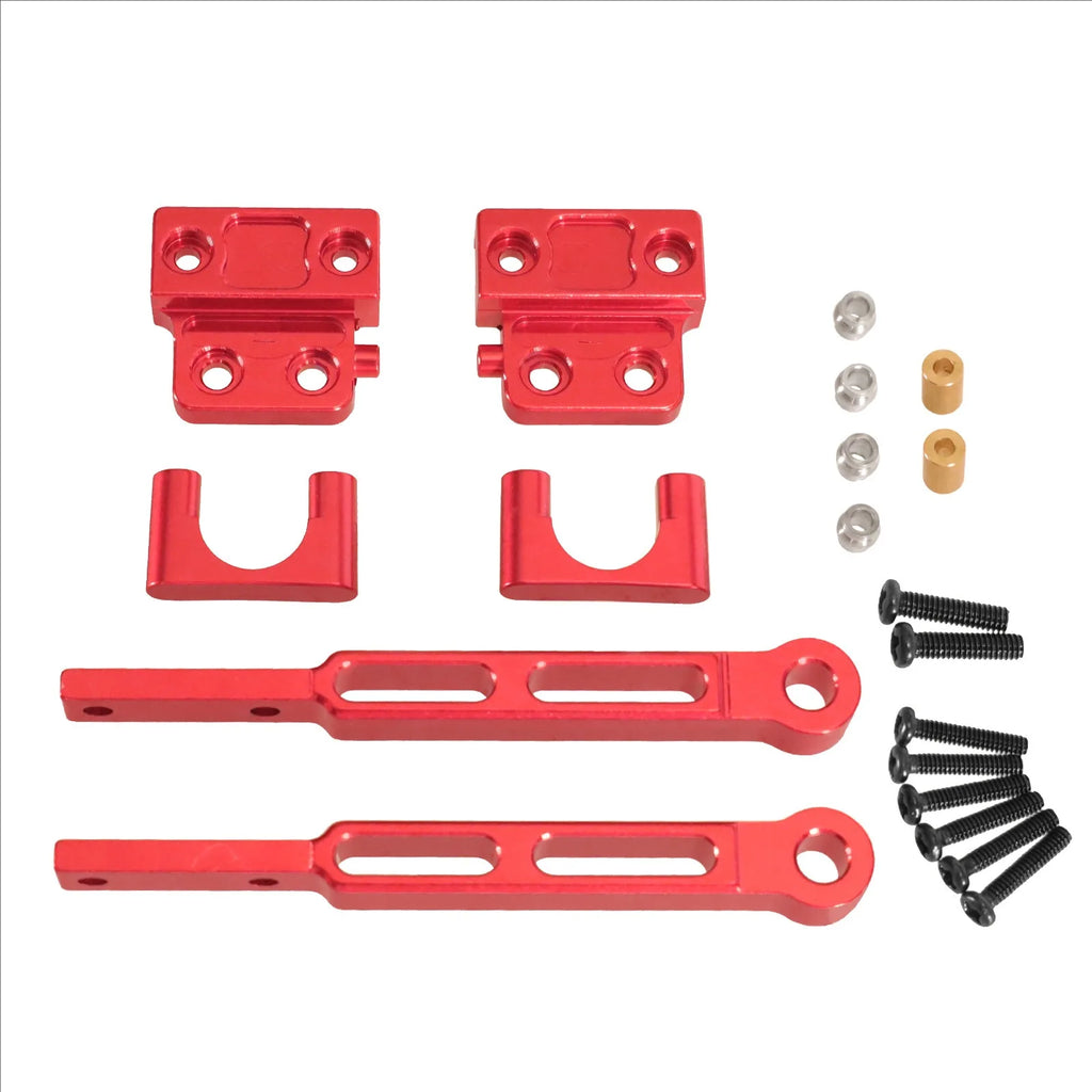 MN82 Metal OP Rear Axle Leaf Spring Modified Rod Set Fixing Plate Fastenings Kit For 1/12 MN82s 82Pro LC79 RC Car Upgrade Parts