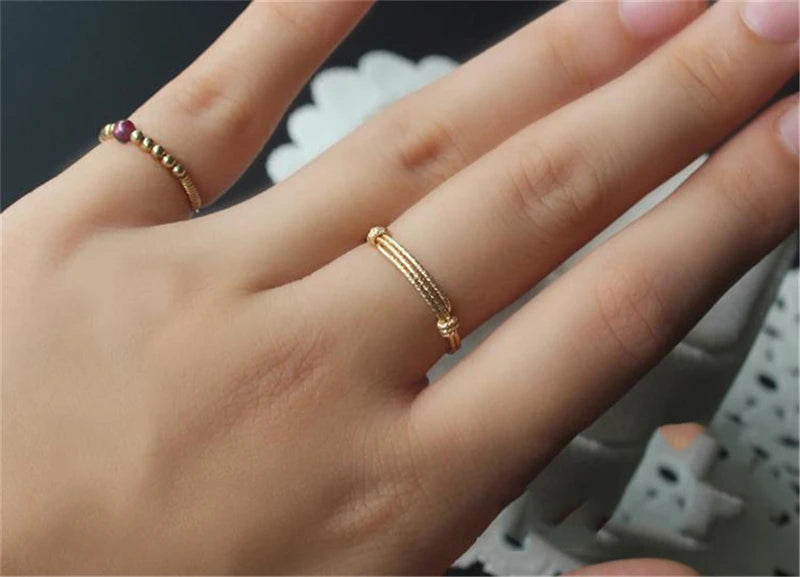 Handmade Knuckle Rings Gold Filled Jewelry Joyas Birthday Gift Bague Anillos Mujer Bague Femme Boho Rings For Women