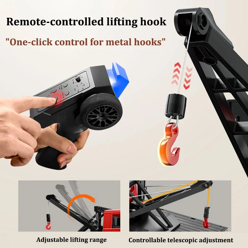 1:12 MN82 Proportional Simulation Remote-controlled Off-road Vehicle Four-wheel Drive Remote Control Pickup Model Boy Toy Gift