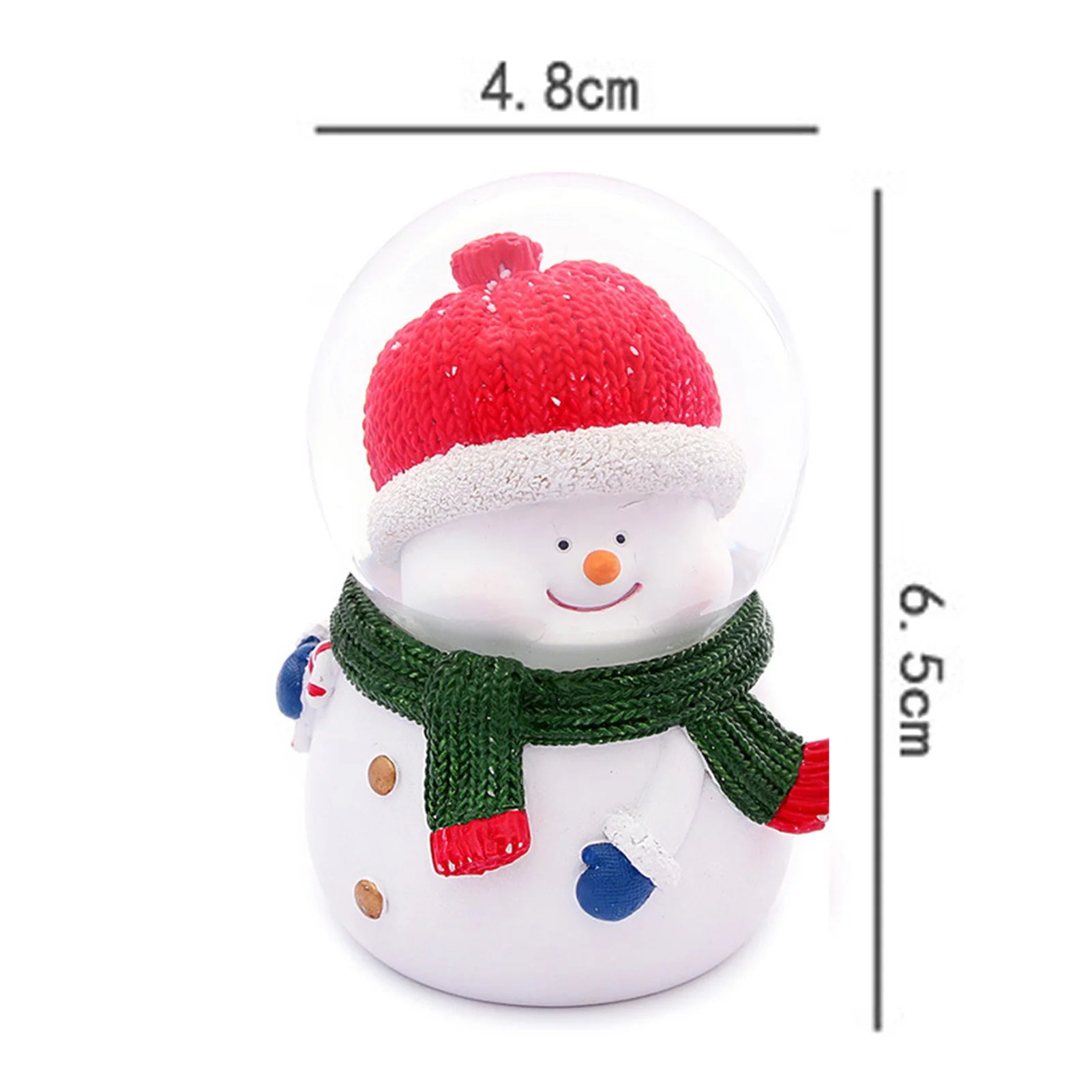 Boule à Neige en Cristal / Globe de Noël – Matériau de Haute Qualité – Décoration Polyvalente – Cadeau Idéal pour Thanksgiving et Noël