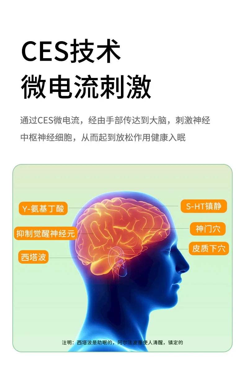 Sleep Aid,Brain Massage Adjust Heart Rate Relieve,Headache Focus Attention,Anxiety Relief Items,Improve Deep Sleep