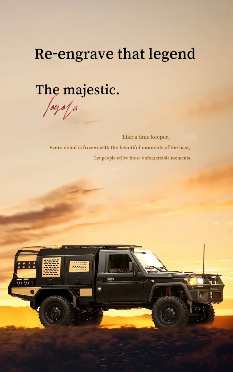 1:12 MN82 Proportional Simulation Remote-controlled Off-road Vehicle Four-wheel Drive Remote Control Pickup Model Boy Toy Gift