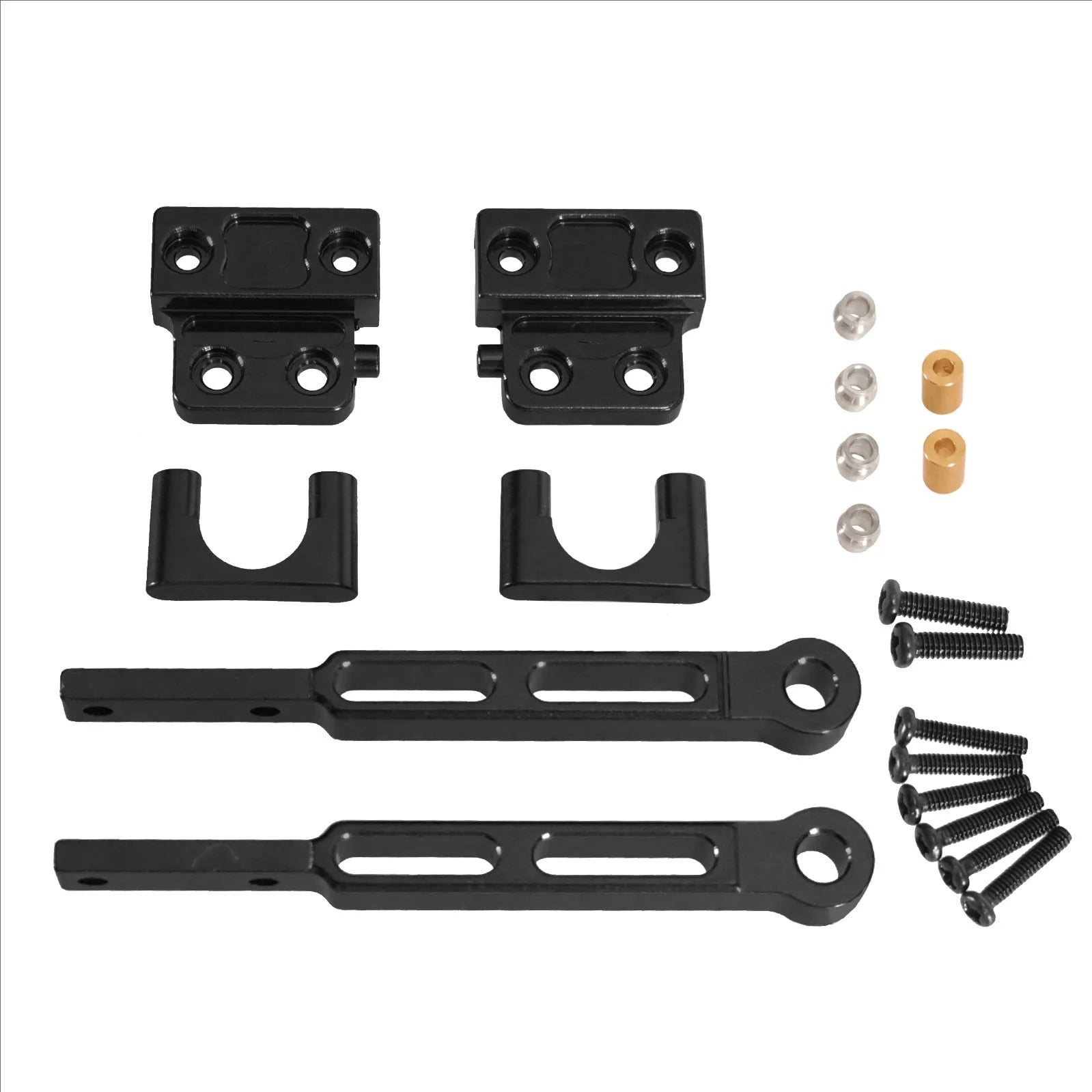 MN82 Metal OP Rear Axle Leaf Spring Modified Rod Set Fixing Plate Fastenings Kit For 1/12 MN82s 82Pro LC79 RC Car Upgrade Parts
