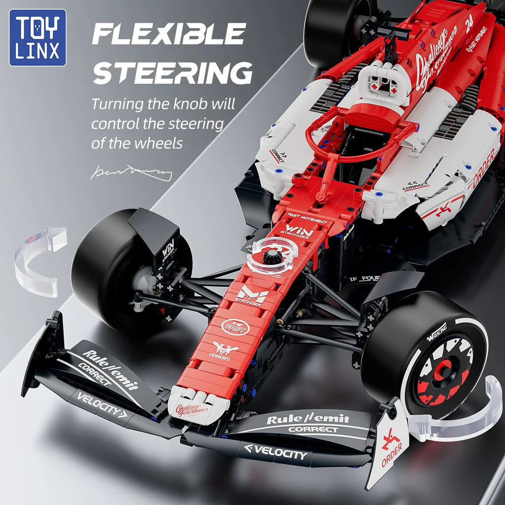 TOYLINX Cool 1:8 F1 Race Cars 1768PCS Building Sets
Ensembles de construction TOYLINX Cool de voitures de course F1 à l'échelle 1:8, 1768 pièces
Blocs de construction, voiture, modèle de collection DIY, kits de modèle de voiture, jouet, cadeau festif.