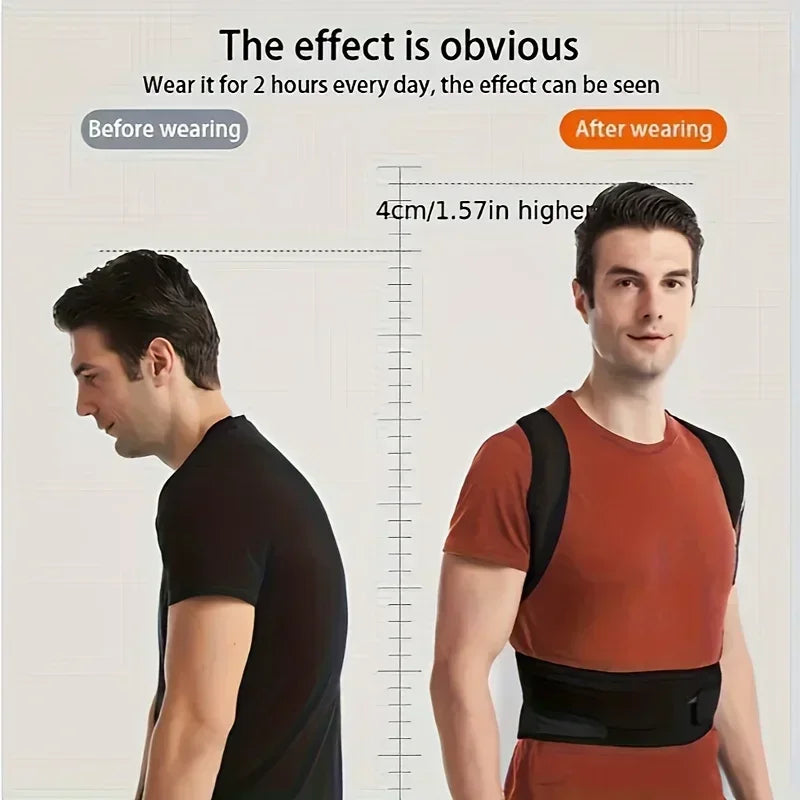 Posture Corrector For Men Women Hunching Back Support Health Care Shoulder Brace Straightener Belt Trainer Clavicle Spine Lumbar