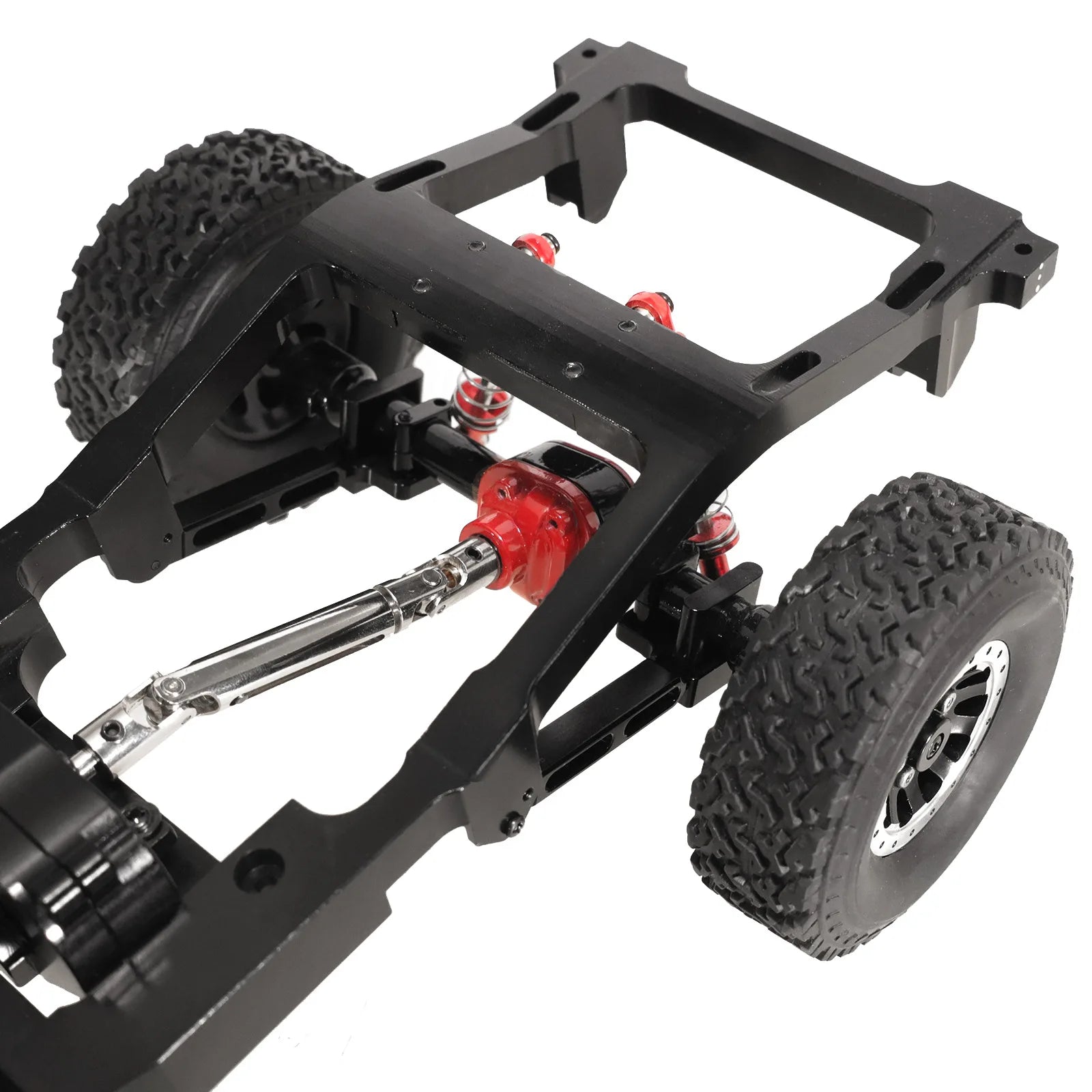 MN82 Metal OP Rear Axle Leaf Spring Modified Rod Set Fixing Plate Fastenings Kit For 1/12 MN82s 82Pro LC79 RC Car Upgrade Parts