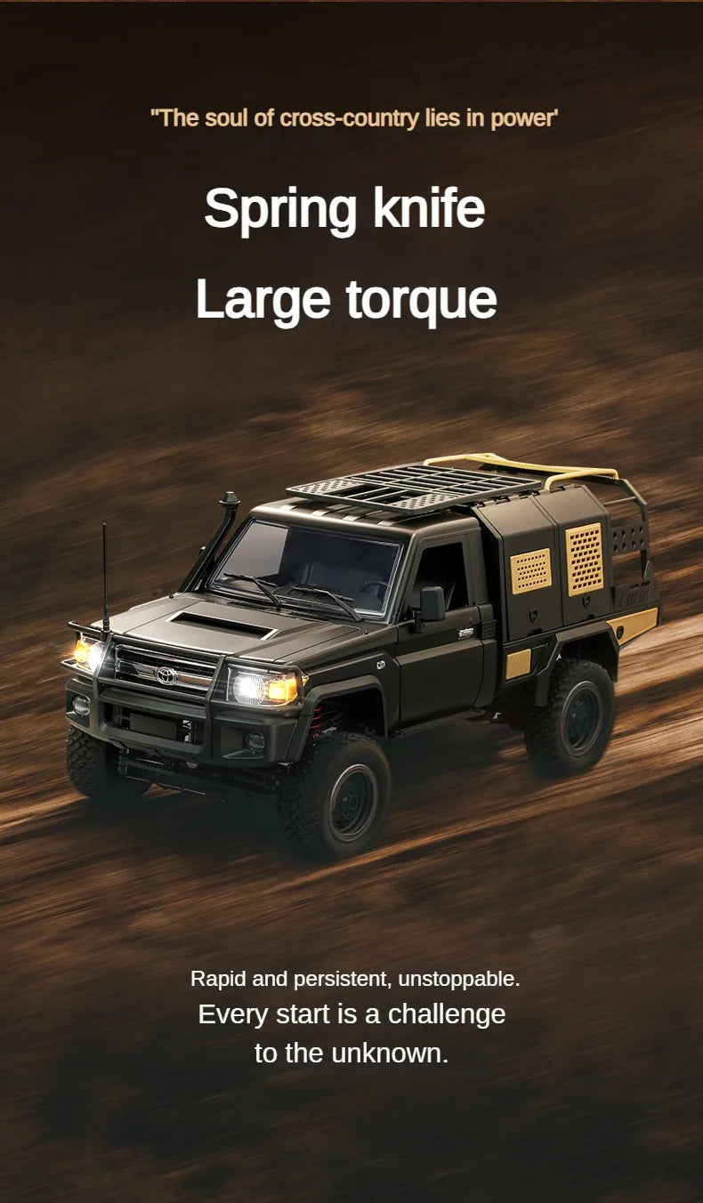 MN82 MN82S LC79 1/12 4WD Full Scale RC Pickup Short Truck 2.4G Remote Control Climbing Off-road Car Toys For Kids Festival Gifts