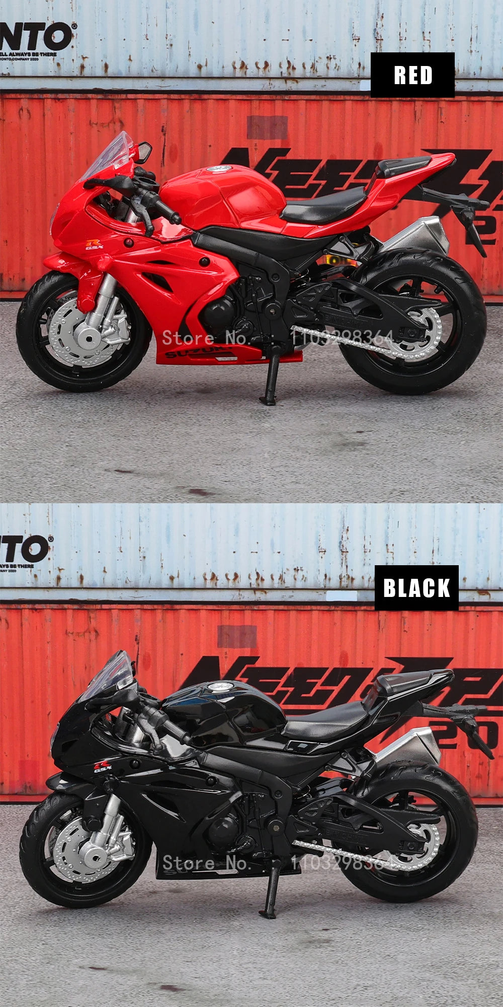 MSZ 1:18 Kawasaki Ninja H2R Suzuki YAMAHA modèle de moto en alliage moulé sous pression, jouet cadeau, modèle de moto statique moulé sous pression