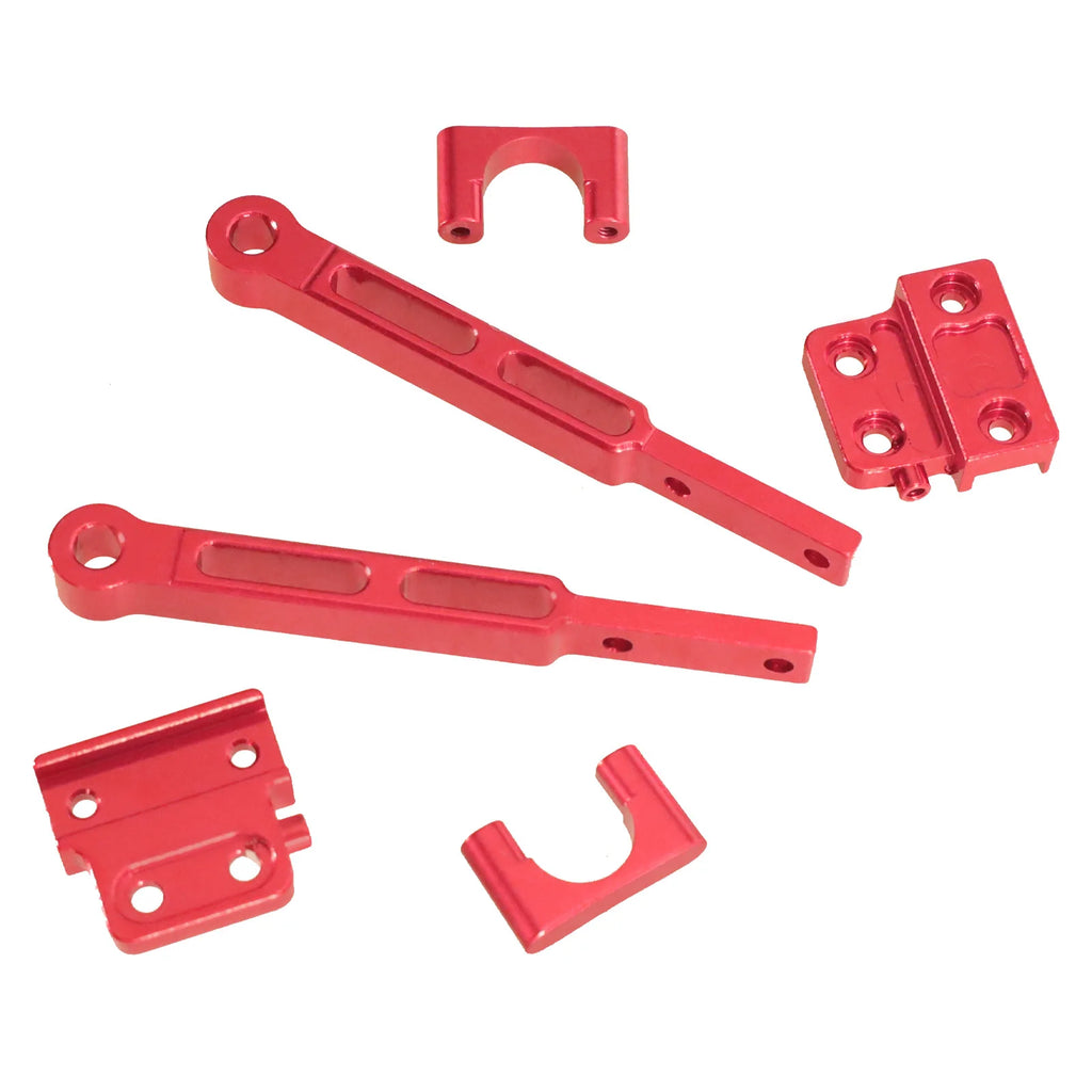 MN82 Metal OP Rear Axle Leaf Spring Modified Rod Set Fixing Plate Fastenings Kit For 1/12 MN82s 82Pro LC79 RC Car Upgrade Parts