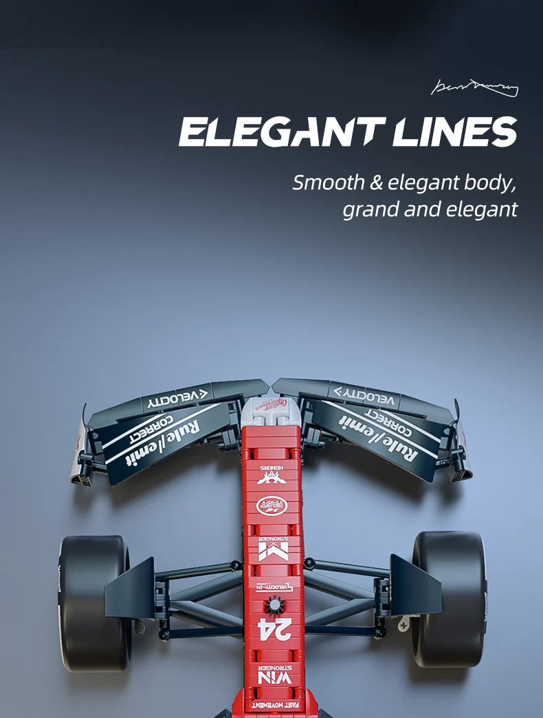 TOYLINX Cool 1:8 F1 Race Cars 1768PCS Building Sets
Ensembles de construction TOYLINX Cool de voitures de course F1 à l'échelle 1:8, 1768 pièces
Blocs de construction, voiture, modèle de collection DIY, kits de modèle de voiture, jouet, cadeau festif.