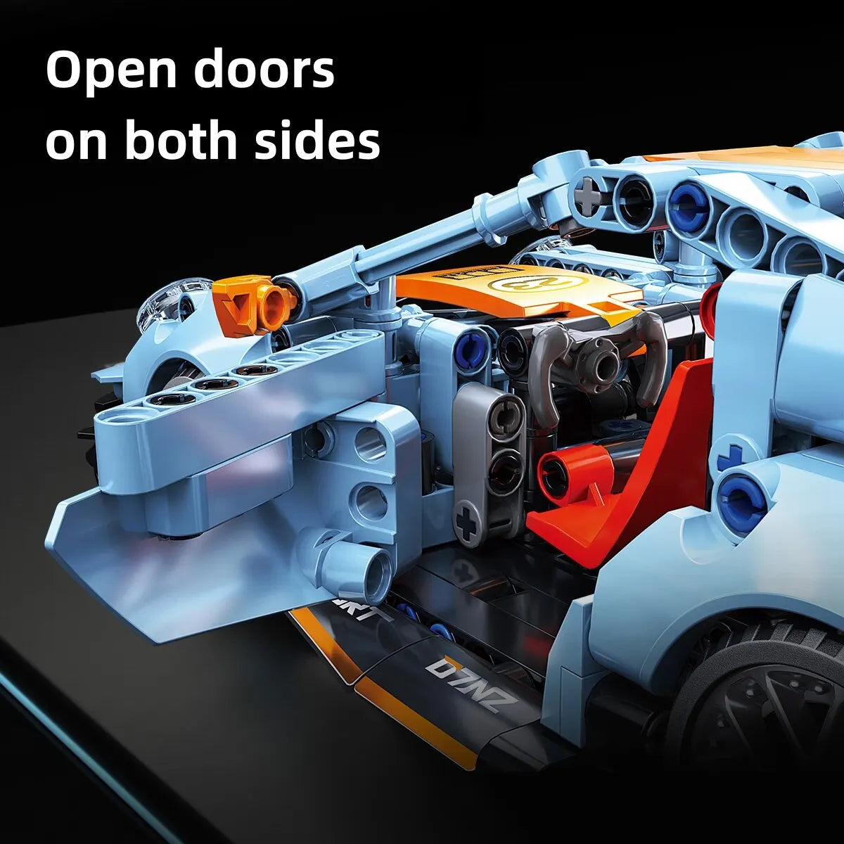 523 pièces Blocs de construction Voiture de Course Urbaine Cadeau de Fête Véhicule de Course avec Briques de Super Coureurs Jouets pour Garçon Enfant