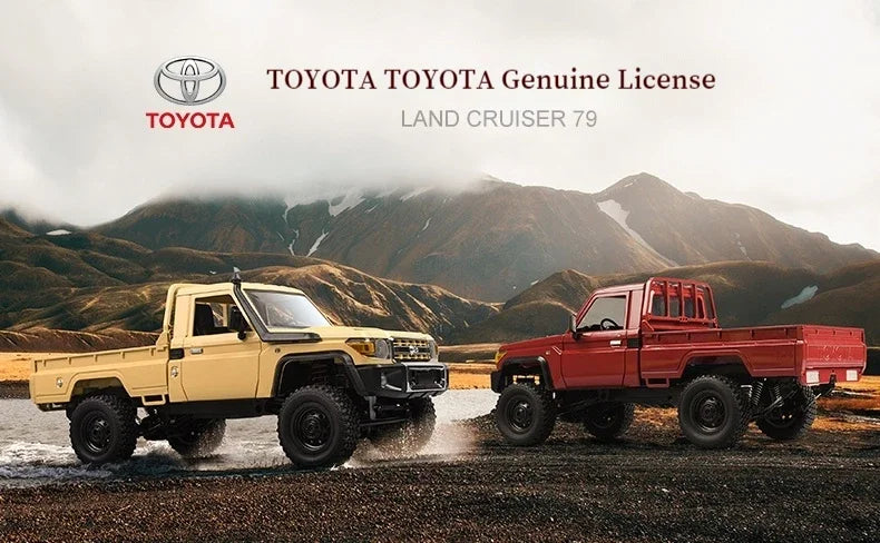 MN MODEL Full Scale RC CAR MN82 Upgraded MN82 PRO Controllable Headlights 2.4G 4WD Off-Road Car Pick Up Truck Toy for Kids Gifts