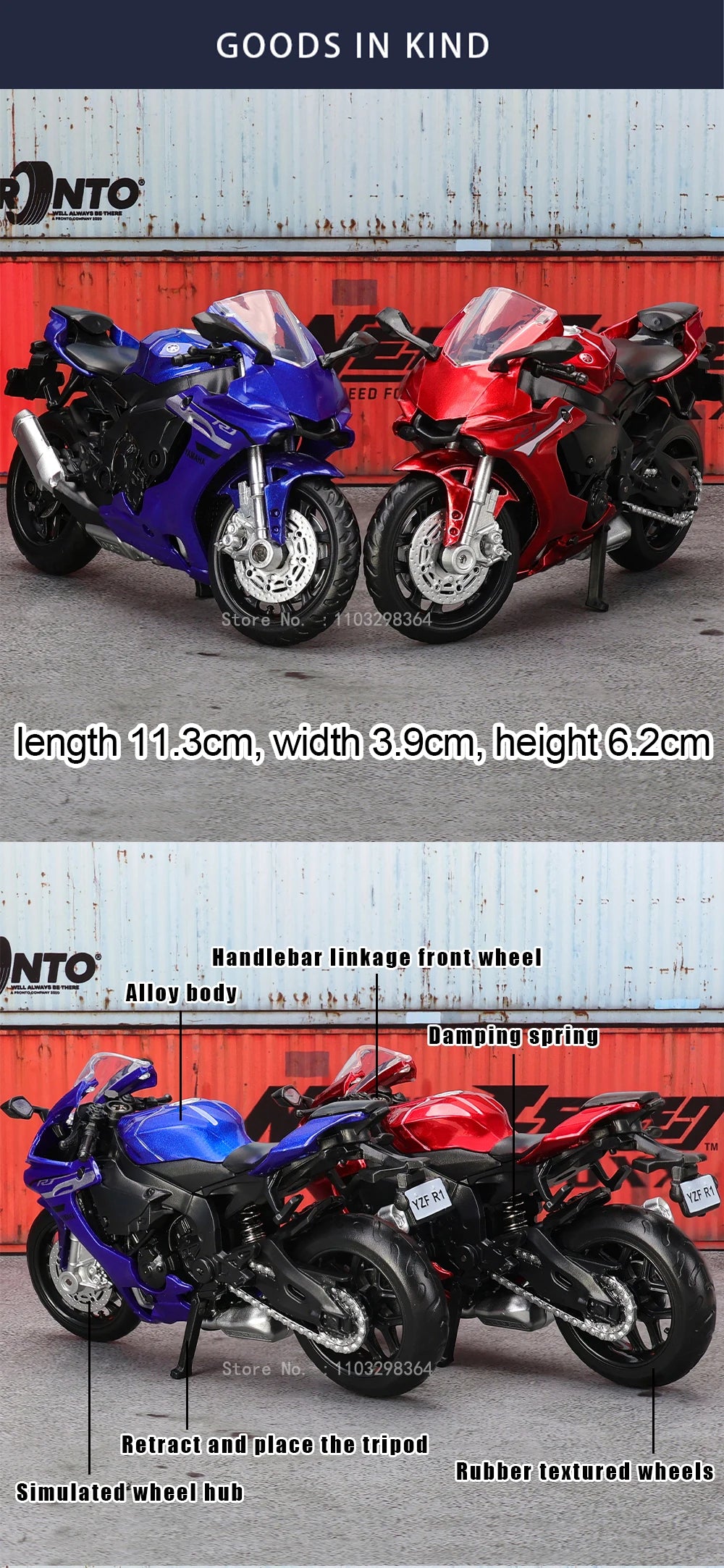 MSZ 1:18 Kawasaki Ninja H2R Suzuki YAMAHA modèle de moto en alliage moulé sous pression, jouet cadeau, modèle de moto statique moulé sous pression