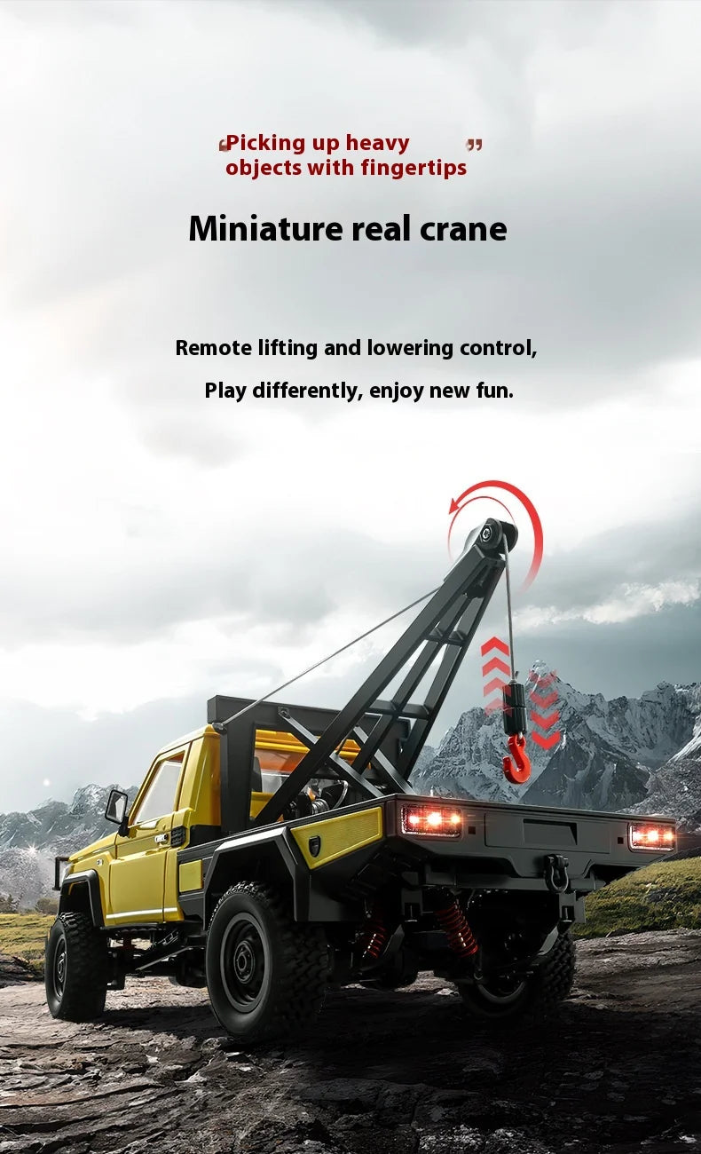 1:12 MN82 Proportional Simulation Remote-controlled Off-road Vehicle Four-wheel Drive Remote Control Pickup Model Boy Toy Gift