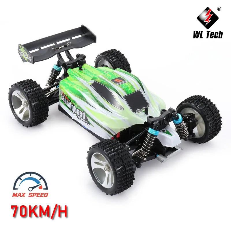 WLtoys A959B 184011 1/18 4WD RC Racing Car 70KM 2.4G Remote Control Drift High Speed Off-Road Vehicle Adult Boys Toys Kids Gift