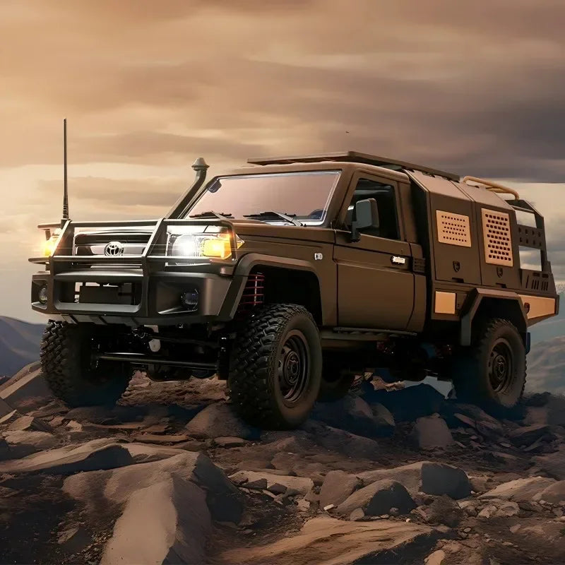 MN MODEL Full Scale RC CAR MN82 Upgraded MN82 PRO Controllable Headlights 2.4G 4WD Off-Road Car Pick Up Truck Toy for Kids Gifts