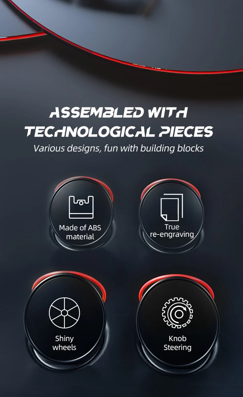 TOYLINX Cool 1:8 F1 Race Cars 1768PCS Building Sets
Ensembles de construction TOYLINX Cool de voitures de course F1 à l'échelle 1:8, 1768 pièces
Blocs de construction, voiture, modèle de collection DIY, kits de modèle de voiture, jouet, cadeau festif.