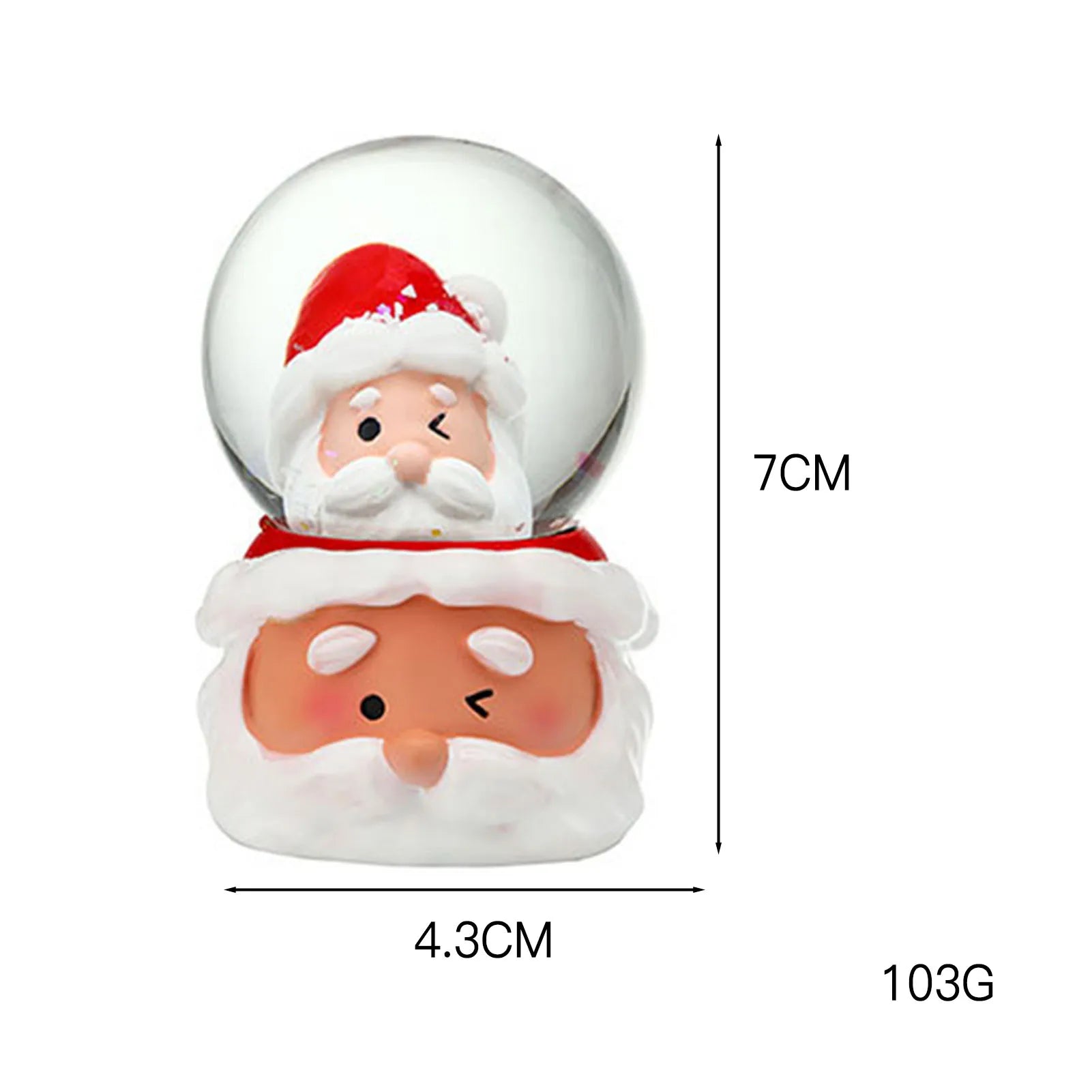 Boule à Neige en Cristal / Globe de Noël – Matériau de Haute Qualité – Décoration Polyvalente – Cadeau Idéal pour Thanksgiving et Noël