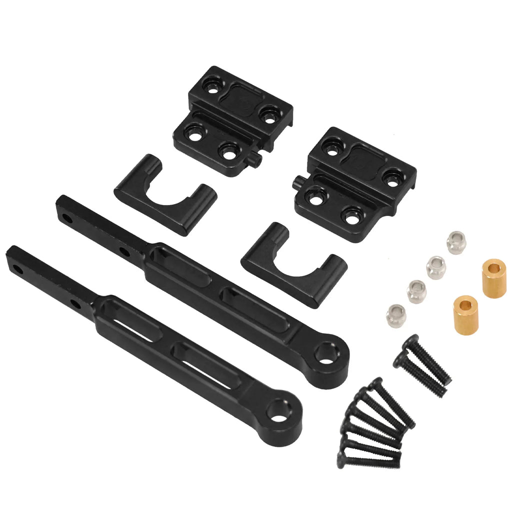 MN82 Metal OP Rear Axle Leaf Spring Modified Rod Set Fixing Plate Fastenings Kit For 1/12 MN82s 82Pro LC79 RC Car Upgrade Parts