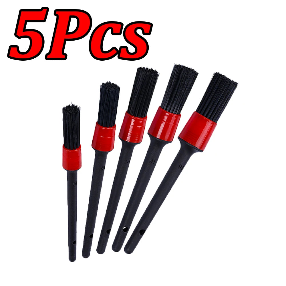 1-30Pcs Car Detail Brush Set Car Cleaning Instrument Panel Air Outlet Wheel Cleaning Tool Car Wash Seam Brush Cleaning Tool