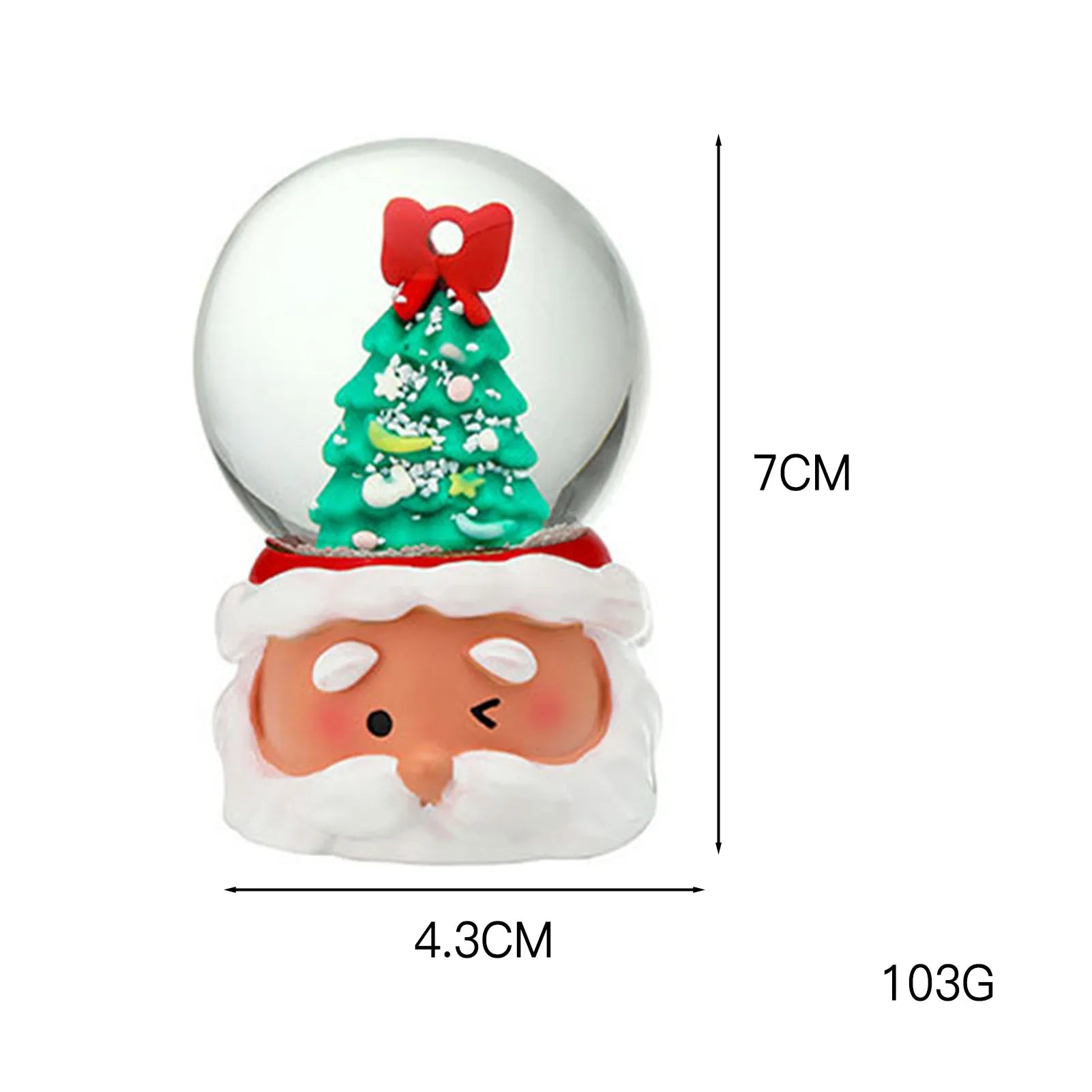 Boule à Neige en Cristal / Globe de Noël – Matériau de Haute Qualité – Décoration Polyvalente – Cadeau Idéal pour Thanksgiving et Noël