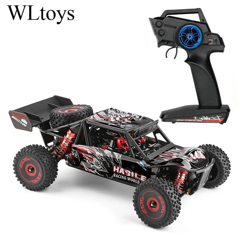 WLtoys RC Car 1:12 124016 4WD 75KM/H High-Speed Brushless Motor Off-Road 2.4G Drift Climbing 1/12 RC Racing Cars Child Toy Gifts