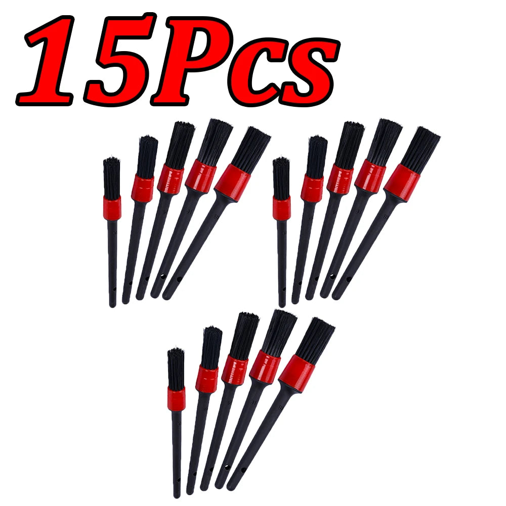 1-30Pcs Car Detail Brush Set Car Cleaning Instrument Panel Air Outlet Wheel Cleaning Tool Car Wash Seam Brush Cleaning Tool