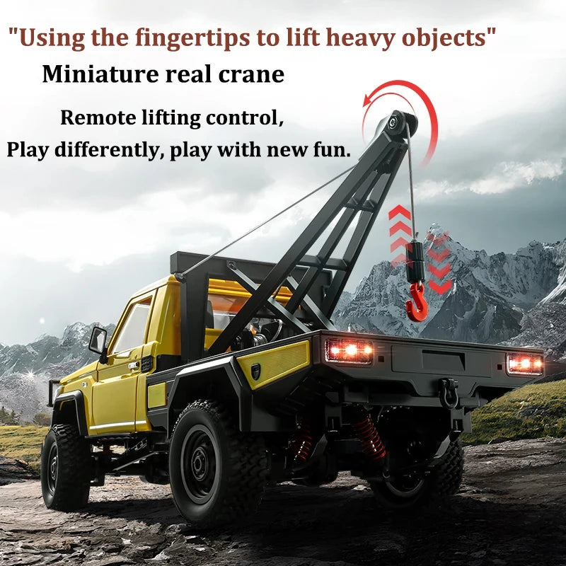 1:12 MN82 Proportional Simulation Remote-controlled Off-road Vehicle Four-wheel Drive Remote Control Pickup Model Boy Toy Gift