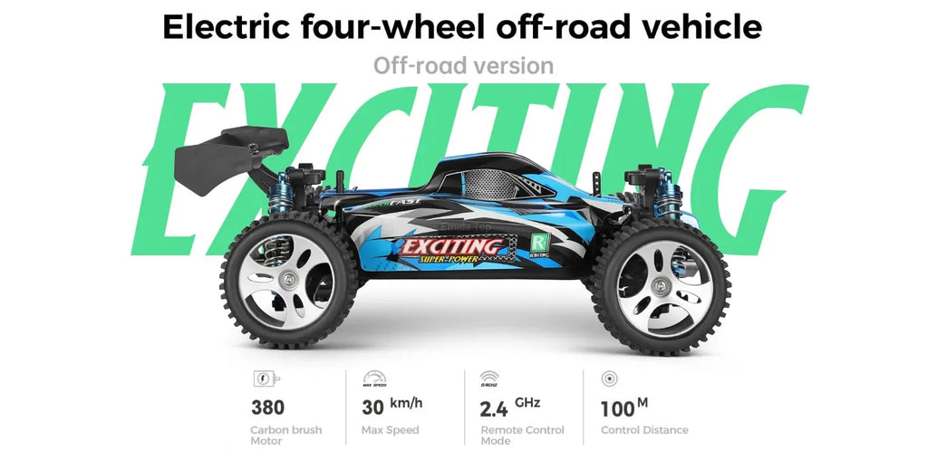 WLtoys A959B 184011 1/18 4WD RC Racing Car 70KM 2.4G Remote Control Drift High Speed Off-Road Vehicle Adult Boys Toys Kids Gift