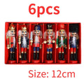 10/12/13/14cm Nutcracker Miniatures Pink Series Nutcracker Puppet Ornaments Desktop Decoration Cartoons Walnuts Soldiers Band Do