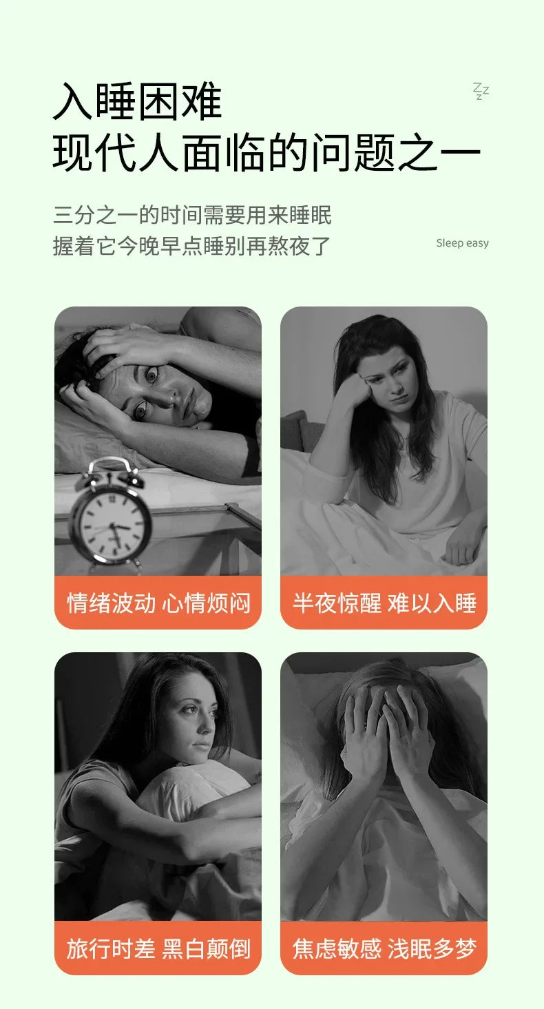 Sleep Aid,Brain Massage Adjust Heart Rate Relieve,Headache Focus Attention,Anxiety Relief Items,Improve Deep Sleep