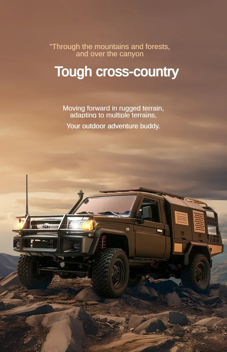 MN82 MN82S LC79 1/12 4WD Full Scale RC Pickup Short Truck 2.4G Remote Control Climbing Off-road Car Toys for Kids Christmas Gift