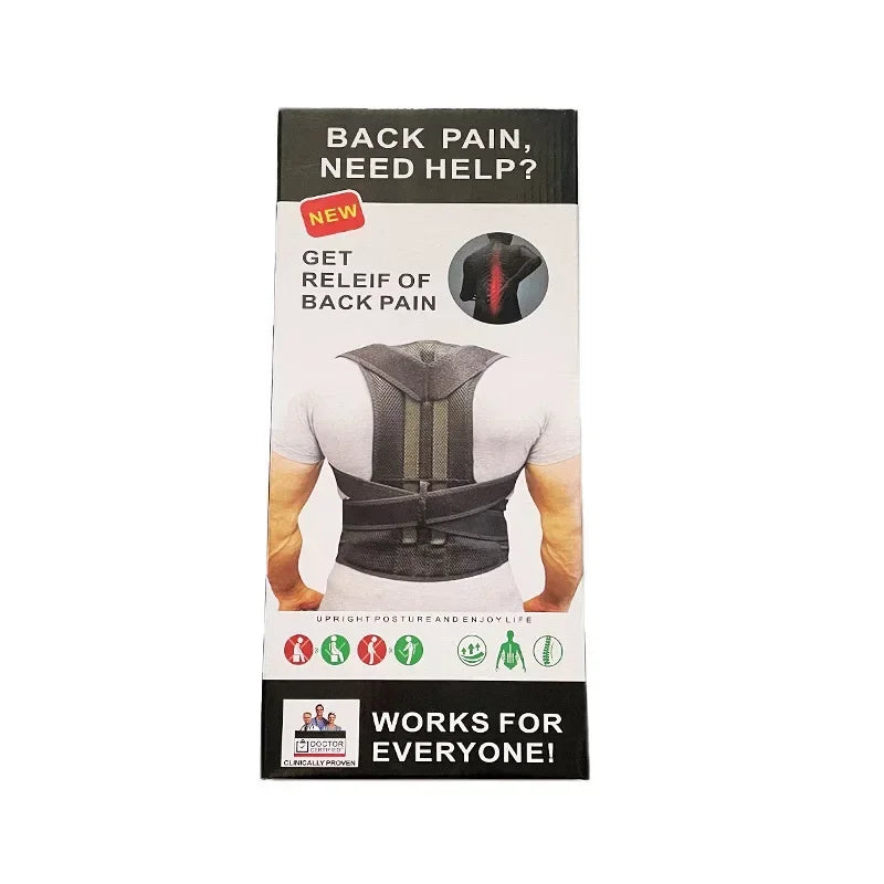 Posture Corrector For Men Women Hunching Back Support Health Care Shoulder Brace Straightener Belt Trainer Clavicle Spine Lumbar