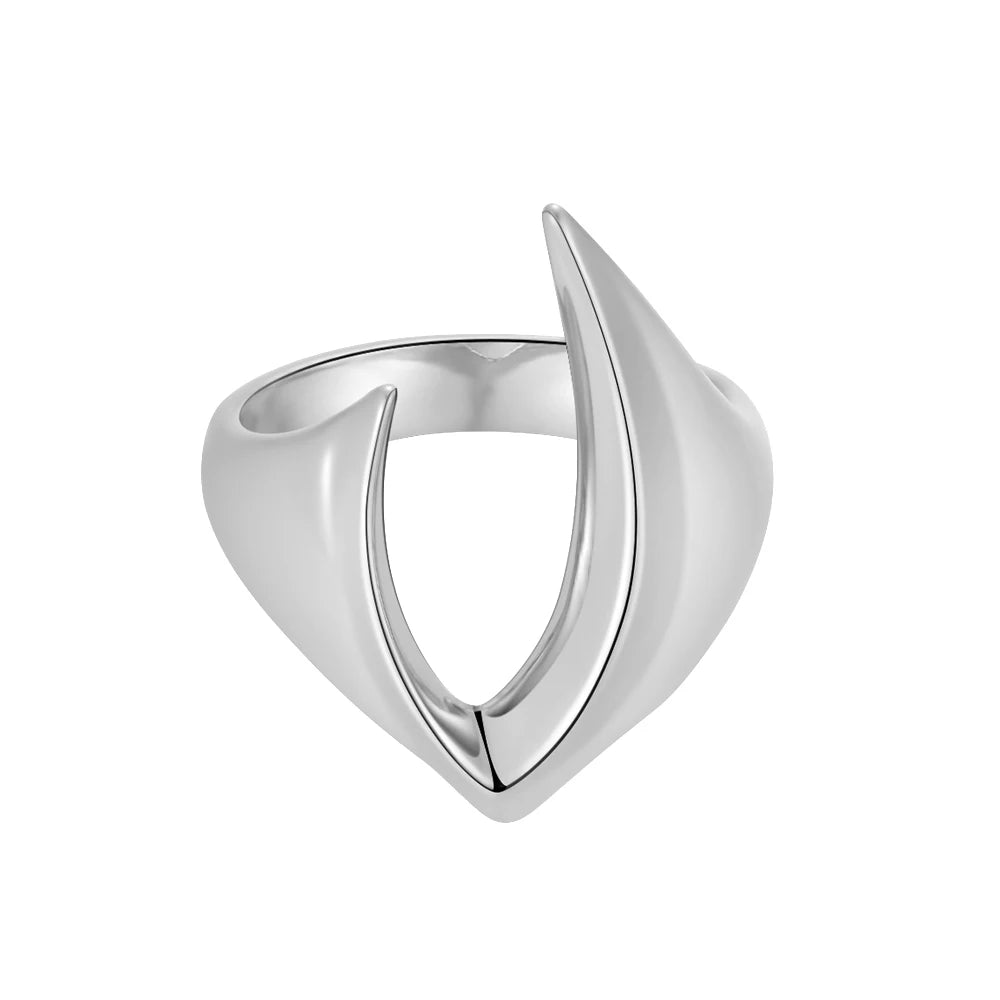 ENFASHION New In Rings For Women Bague Femme Blade Ring 2022 Goth 18K Gold Plated Punk Fashion Jewelry Graduation Party R224171