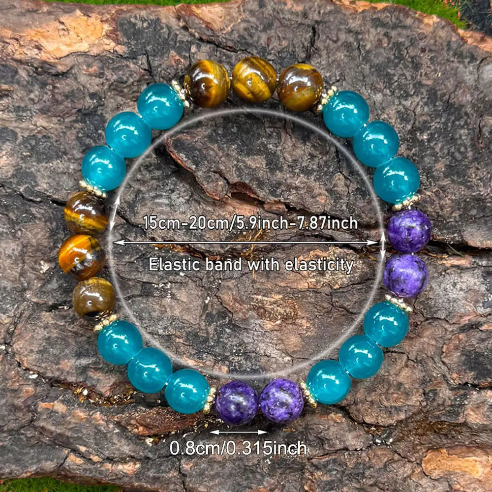 Attracting Money, Bohemian Style Natural Stone Bracelets,Aligned with Abundance Prosperity,Good Fortune,Well Being