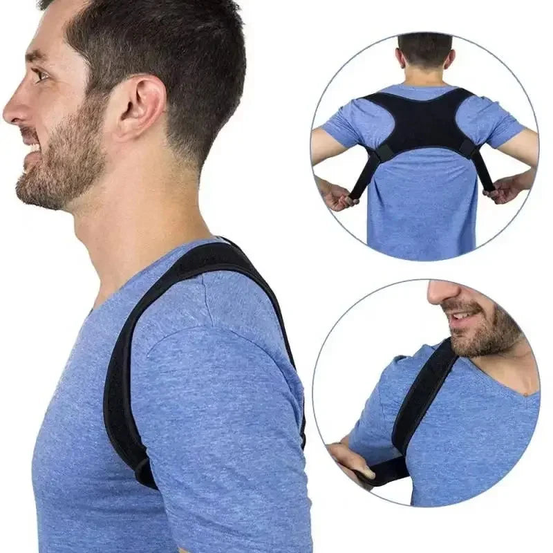 Posture Support Belt for Better Alignment - Lightweight Back Support for Sitting & Standing, Helps Maintain Upright Posture