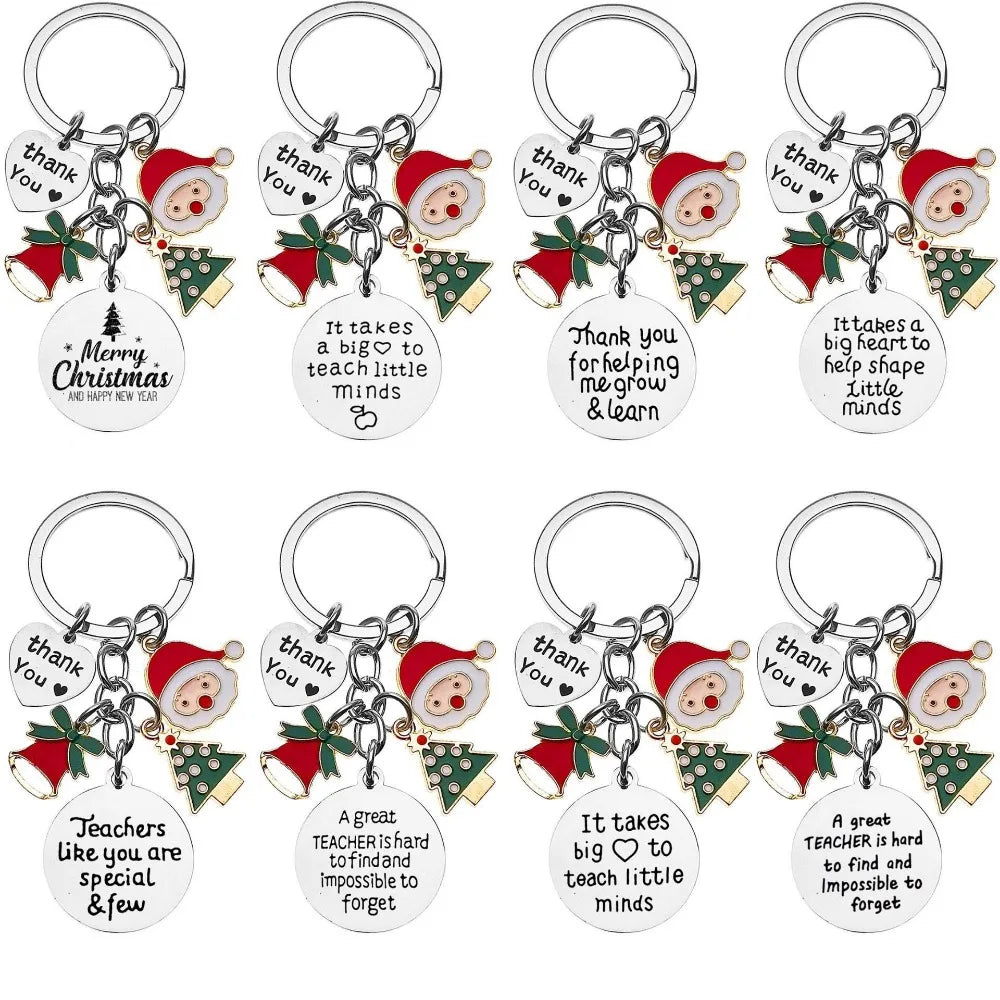 Porte-clés Idée Cadeau Professeur (Noël) - Accessoire de Sac