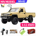 1:12 MN82 Proportional Simulation Remote-controlled Off-road Vehicle Four-wheel Drive Remote Control Pickup Model Boy Toy Gift