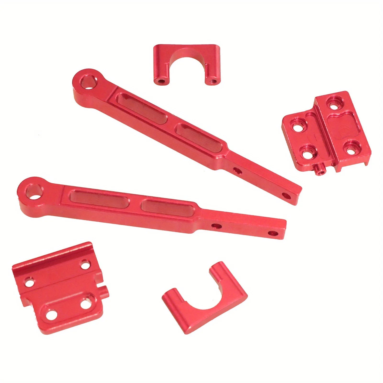 MN82 Metal OP Rear Axle Leaf Spring Modified Rod Set Fixing Plate Fastenings Kit For 1/12 MN82s 82Pro LC79 RC Car Upgrade Parts